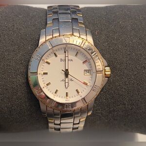 Bulova Two-Tone Men's Marine Star Watch Vintage Marine Star C9671108
